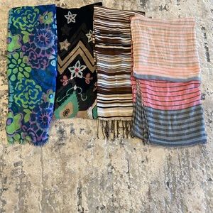 Bundle of 4 Cute scarves